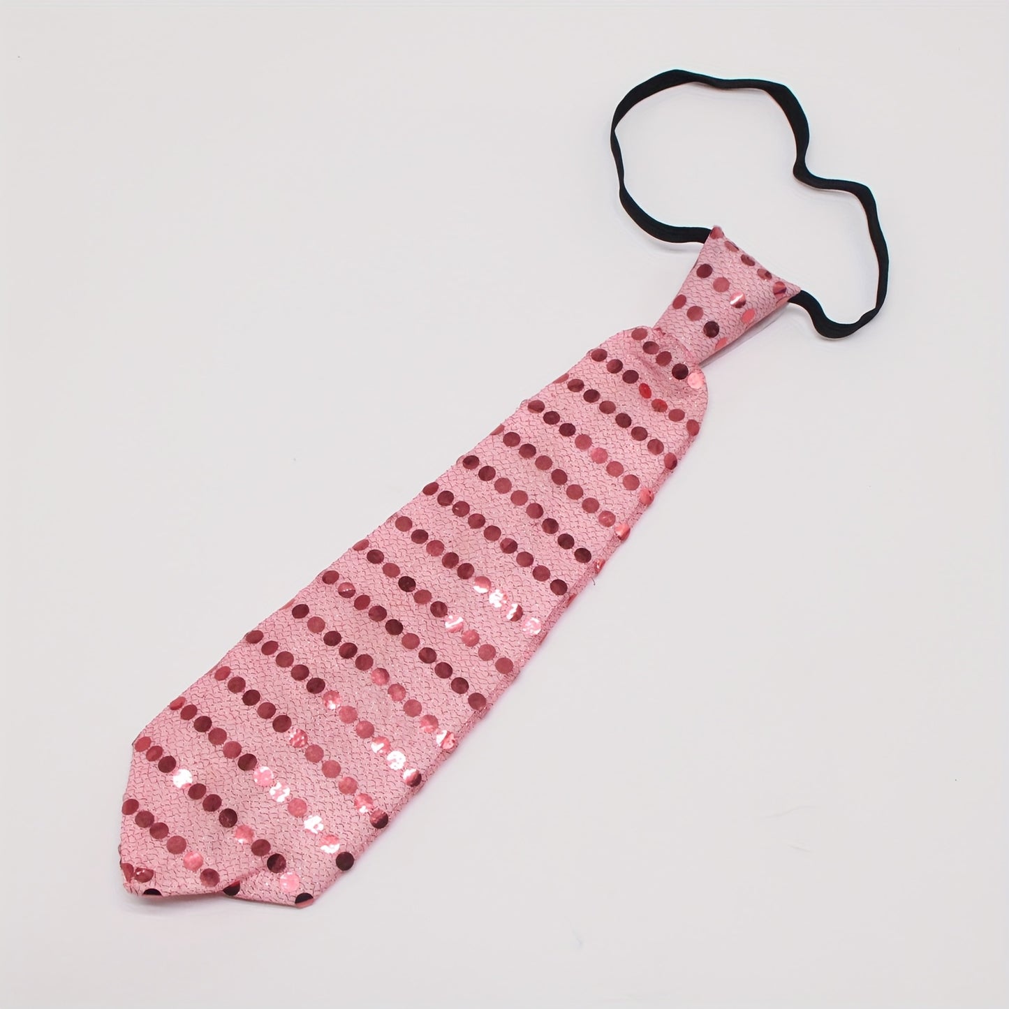 A Men'S LED Flashing Novelty Tie Powered by 3 Button Batteries, Perfect for Bar, Bungee, Dance Parties, And Festive Decorations, Party Supplies.