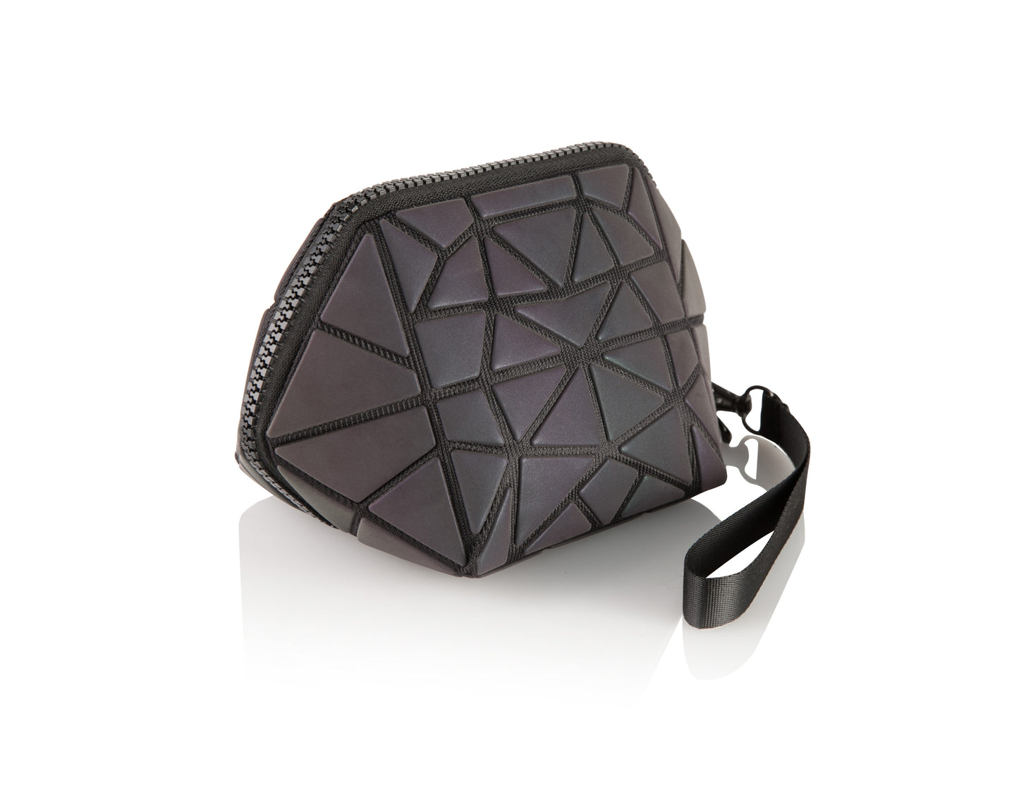 3pc Glow Radium Holographic Reflective Makeup Bag Se