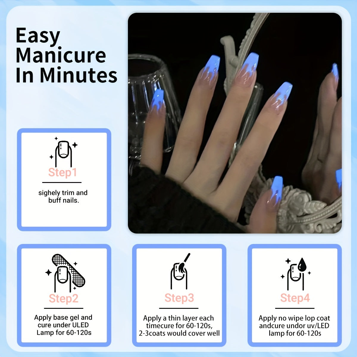 1pc Auroau Gel Nail Polish, Luminous Long-Lasting Nail Gel, Vibrant Color Palette, Non-Toxic, Fast-Drying, High Saturation, Easy to Apply, with Alcohol-Free Formula, for Parties, Dates, Clubbing, Ideal Gift for Christmas & Ne