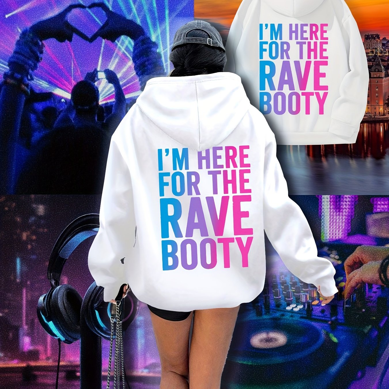 Women's Rave Festival Hooded Sweatshirt