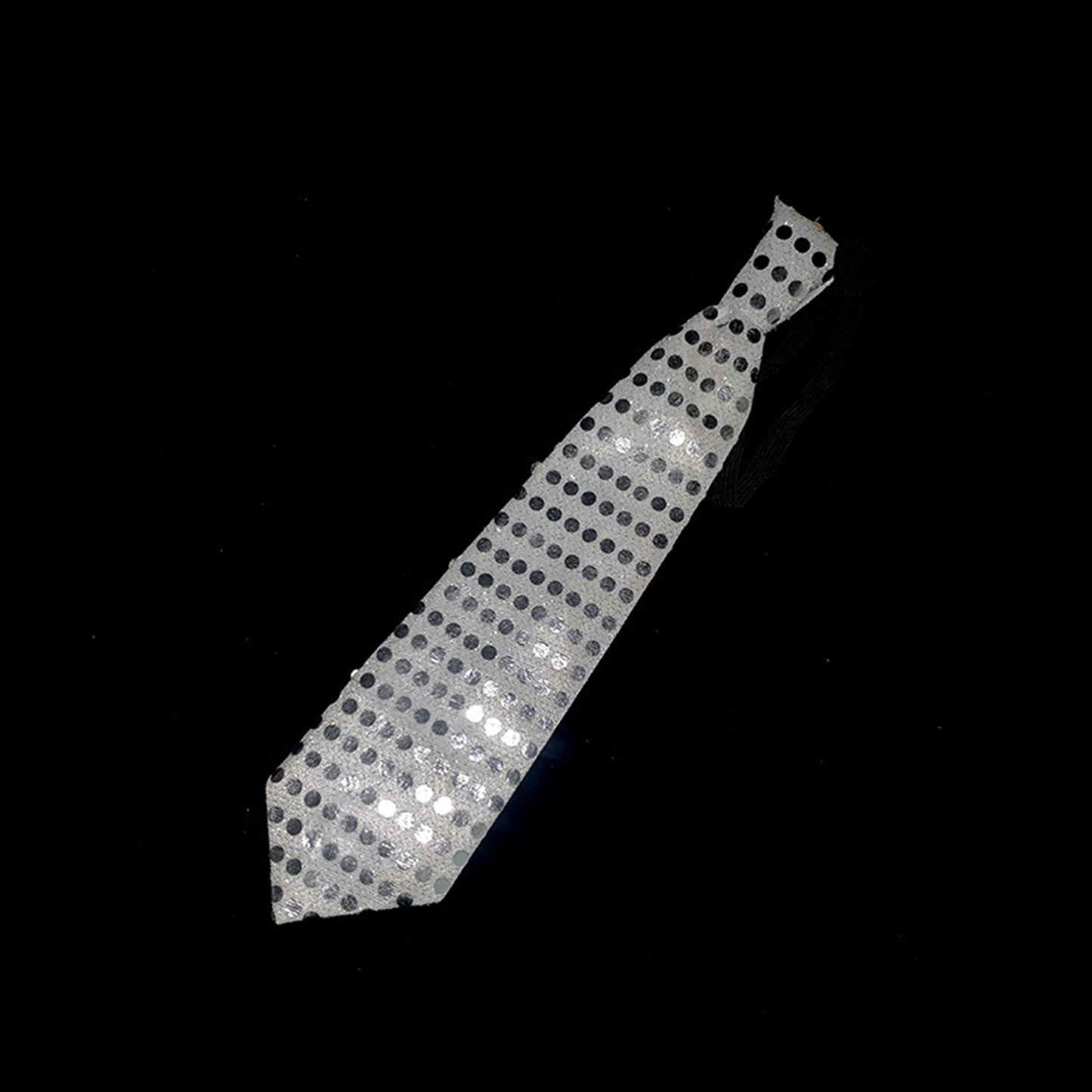 A Men'S LED Flashing Novelty Tie Powered by 3 Button Batteries, Perfect for Bar, Bungee, Dance Parties, And Festive Decorations, Party Supplies.