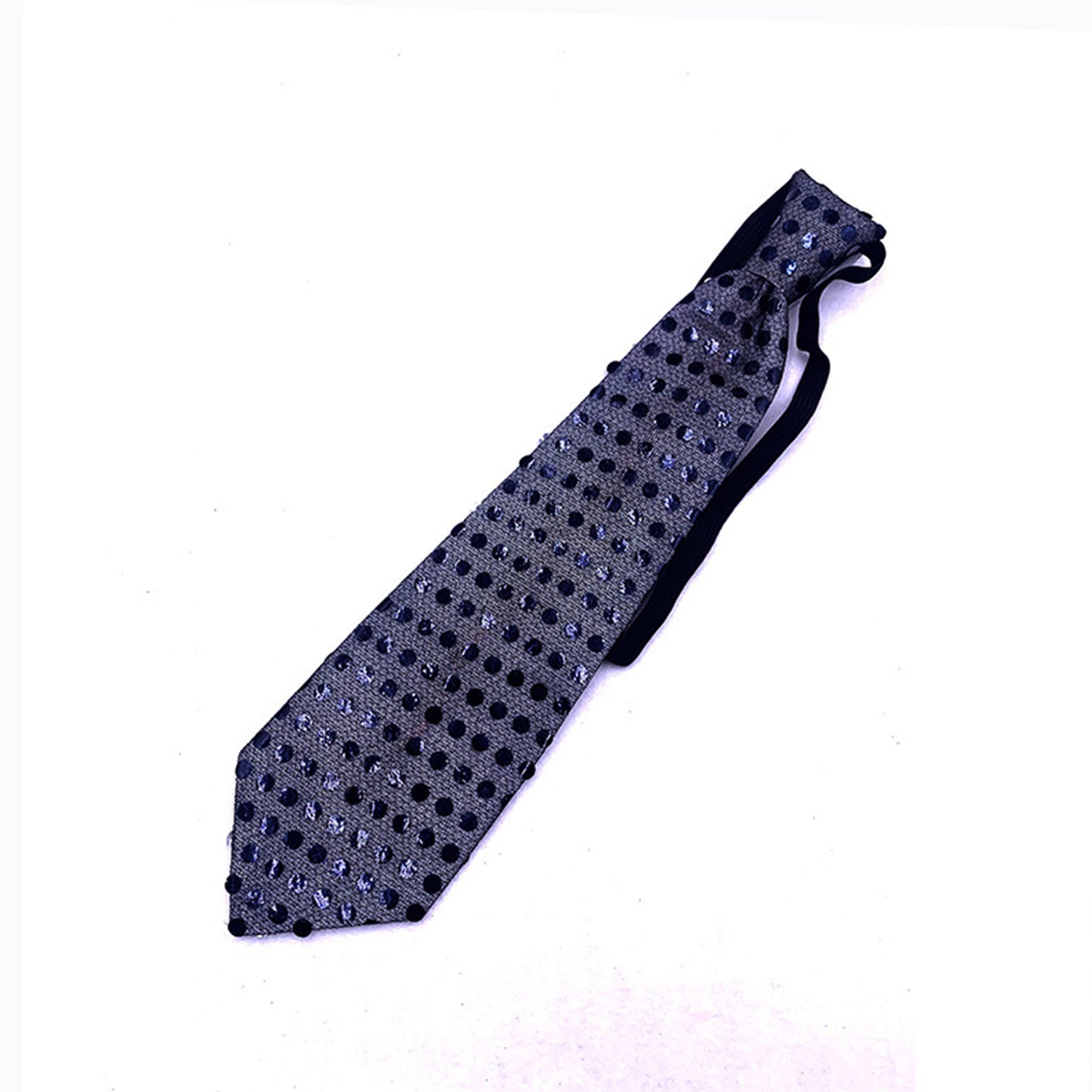 A Men'S LED Flashing Novelty Tie Powered by 3 Button Batteries, Perfect for Bar, Bungee, Dance Parties, And Festive Decorations, Party Supplies.