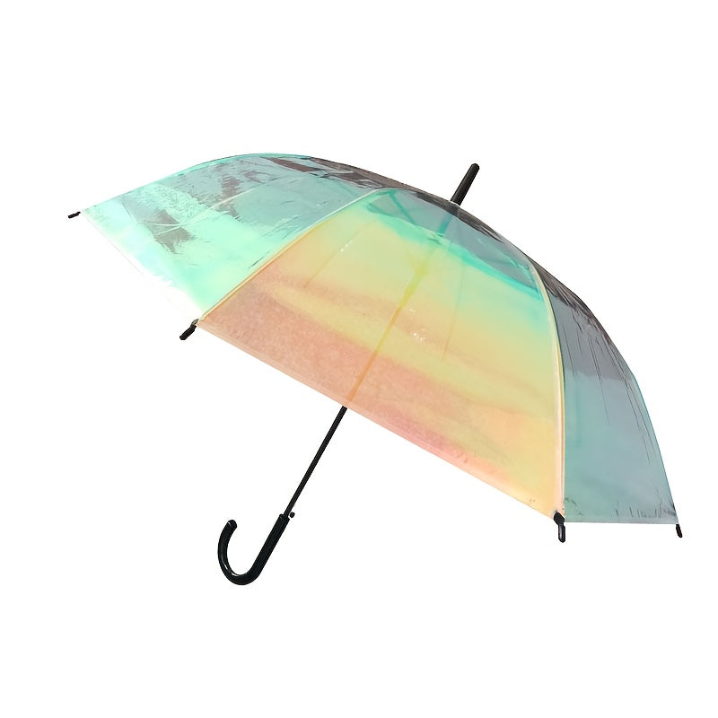 Colorful Reflective Long-Handle Umbrella