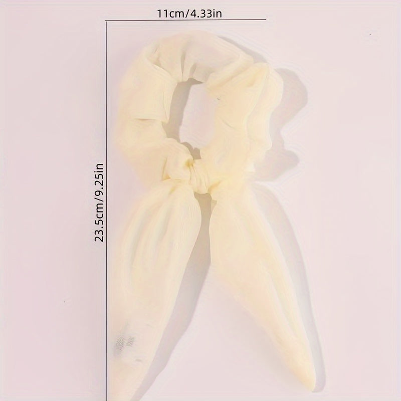 1pc LED Light Up Hair Tie, Glow in the Dark Hair Band with Bow, Festive Hair Accessories for Girls, Party Supplies, New Year and Valentine'S Day Gift