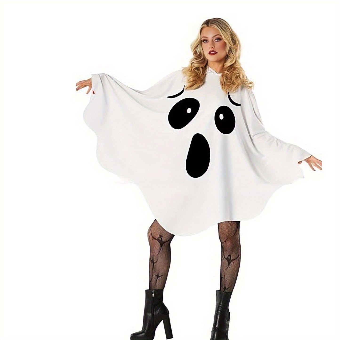 White Bat Halloween Party Costume for Women - Witch and Fairy Cosplay Set