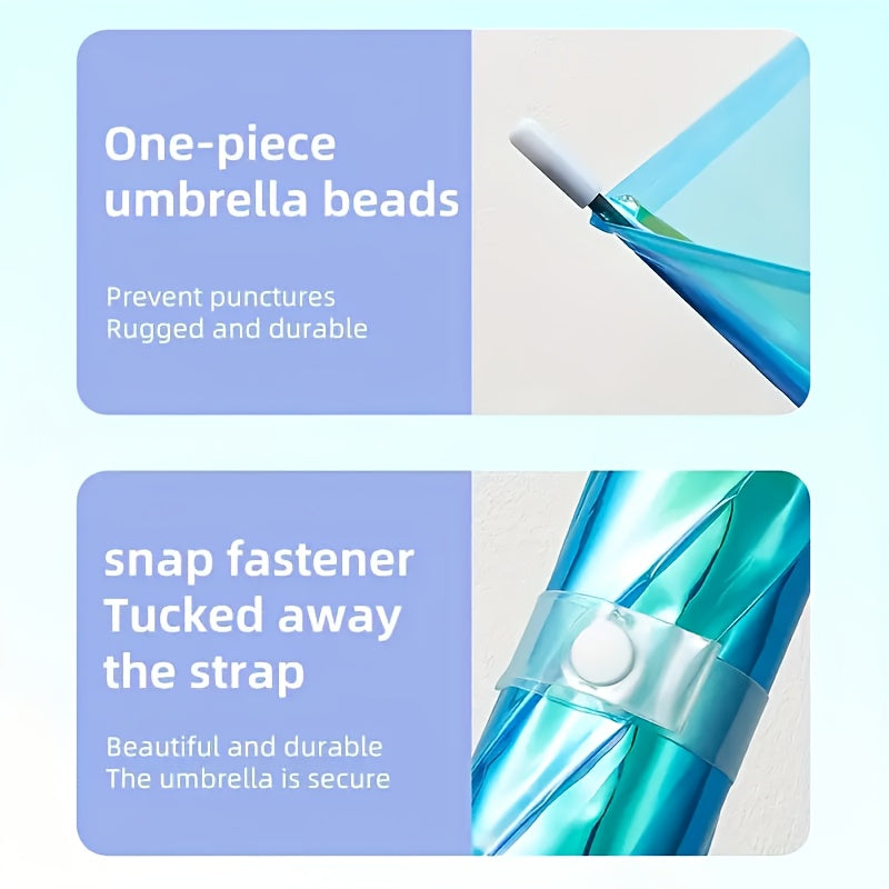 Colorful Reflective Long-Handle Umbrella