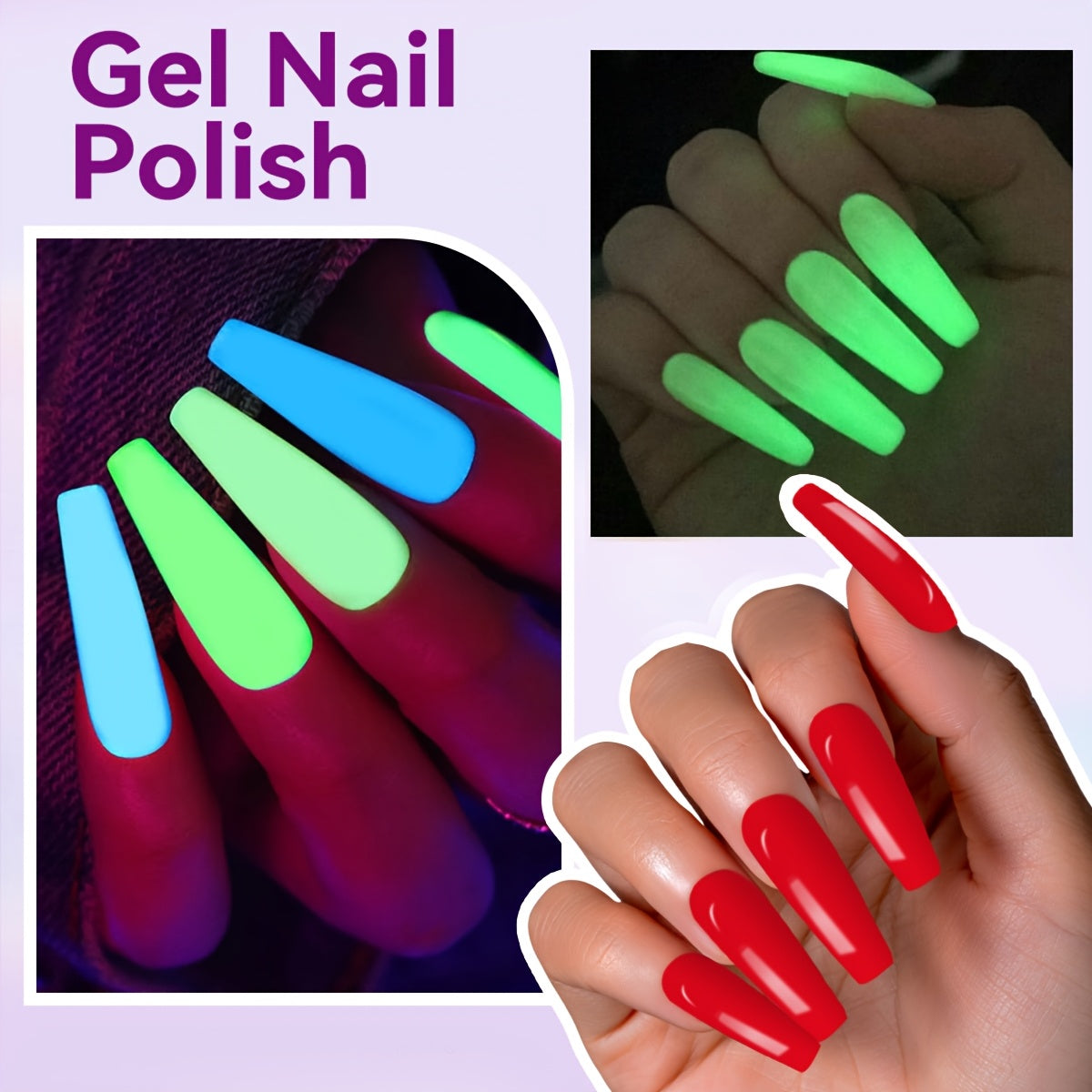 1pc Auroau Gel Nail Polish, Luminous Long-Lasting Nail Gel, Vibrant Color Palette, Non-Toxic, Fast-Drying, High Saturation, Easy to Apply, with Alcohol-Free Formula, for Parties, Dates, Clubbing, Ideal Gift for Christmas & Ne