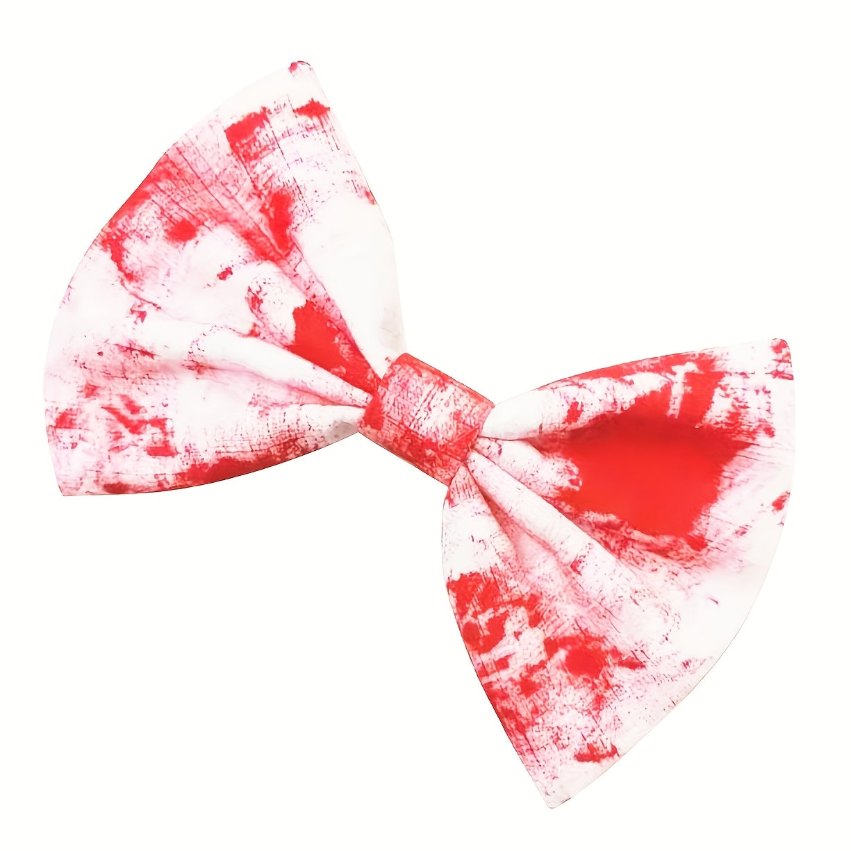 1pc or 2pcs Gothic Halloween Blood Splatter hair clip - Red & efective, for Halloween Party Costume, Ponytail, Braids - Blood-Dipped Bow Hair Accessories for Women & s, Halloween Costumes, Themed Event Accessory, Bold Fashion