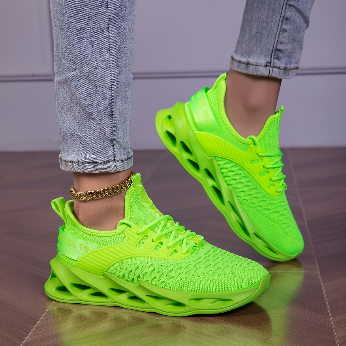 Men's Lightweight Breathable Running Shoes - Vibrant Neon Pink/White/Orange/Black/Green Color Options, MD Sole & Fabric Upper for Gym, Tennis, Walking - All-Season Comfort, Lace-Up Low-Top Athletic Sneakers, Sneakers, Gym Foo