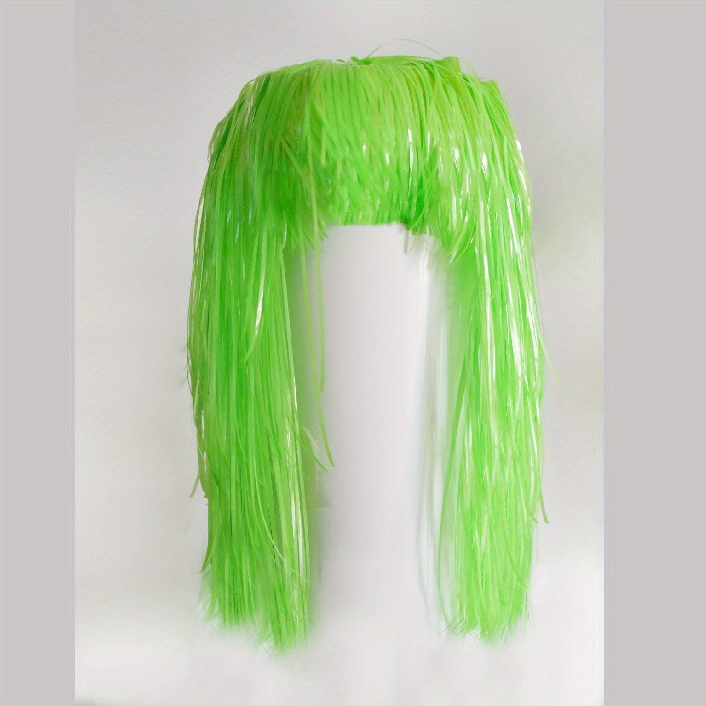 1pc Glow in the Dark Cosplay Wig - UV/Blacklight Activated Neon Pink, Party Dance Wig for Halloween, Costume Events, Clubs - Fluorescent Party Hair with Lightweight Plastic Construction, Club Night Outfit, Festive Decoration,