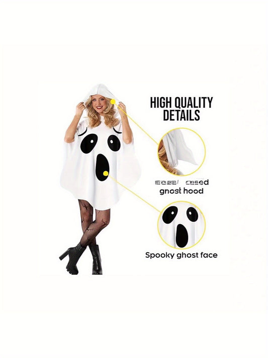 White Bat Halloween Party Costume for Women - Witch and Fairy Cosplay Set