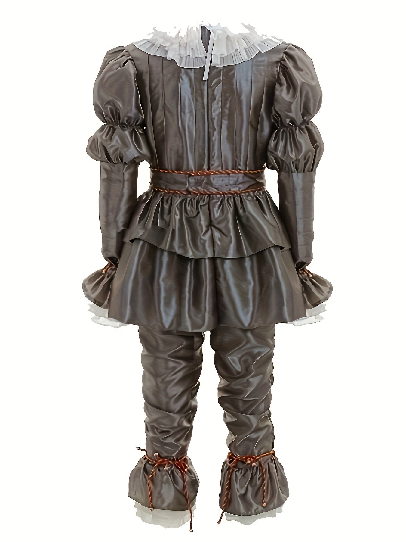 Scary Clown Halloween Costume Cosplay Party Outfit Full Set Adults