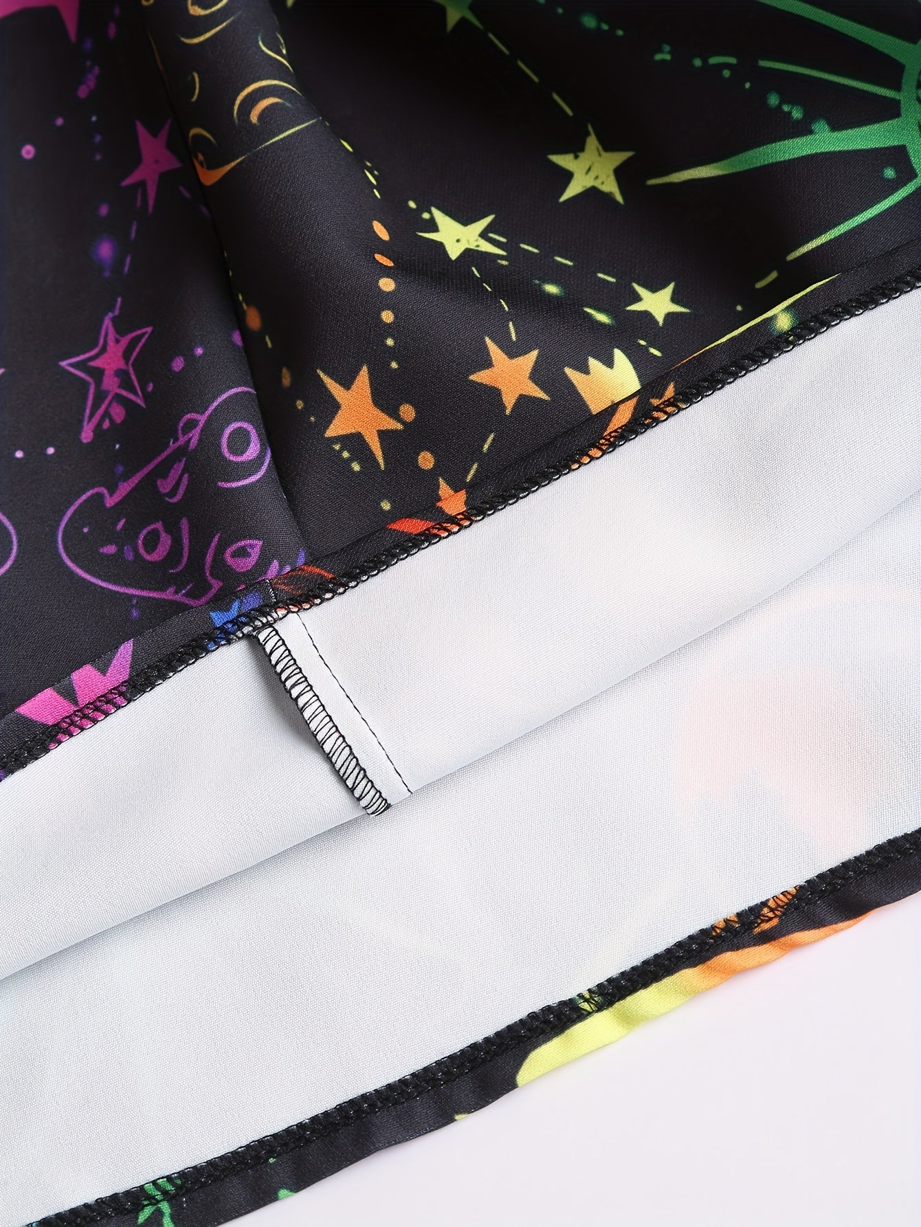 Women's Galaxy Print Sleeveless Dress with Adjustable Straps & Zipper Detail - Vibrant Starry Sky Design, Polyester Fabric, Machine Washable, Casual Style for All Seasons, Galaxy Dress