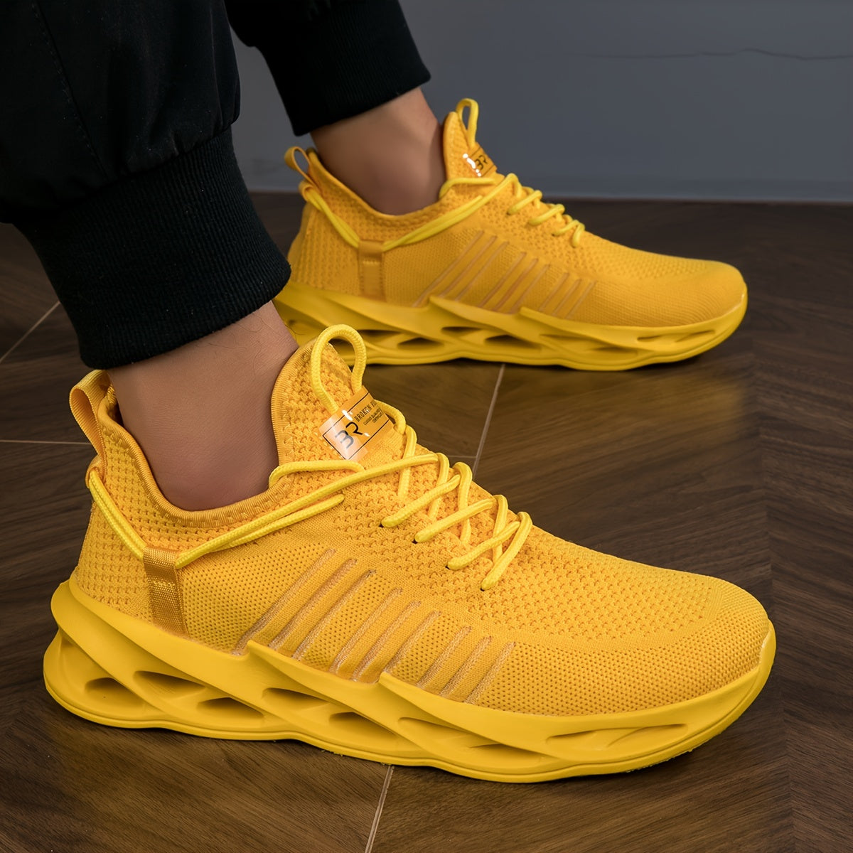 Men'S Breathable Blade Sneakers - Shock Absorbing, Lightweight Non-Slip Running Shoes for Jogging, Tennis, Gym, And Walking - Athletic Sneakers for Youth And Teens