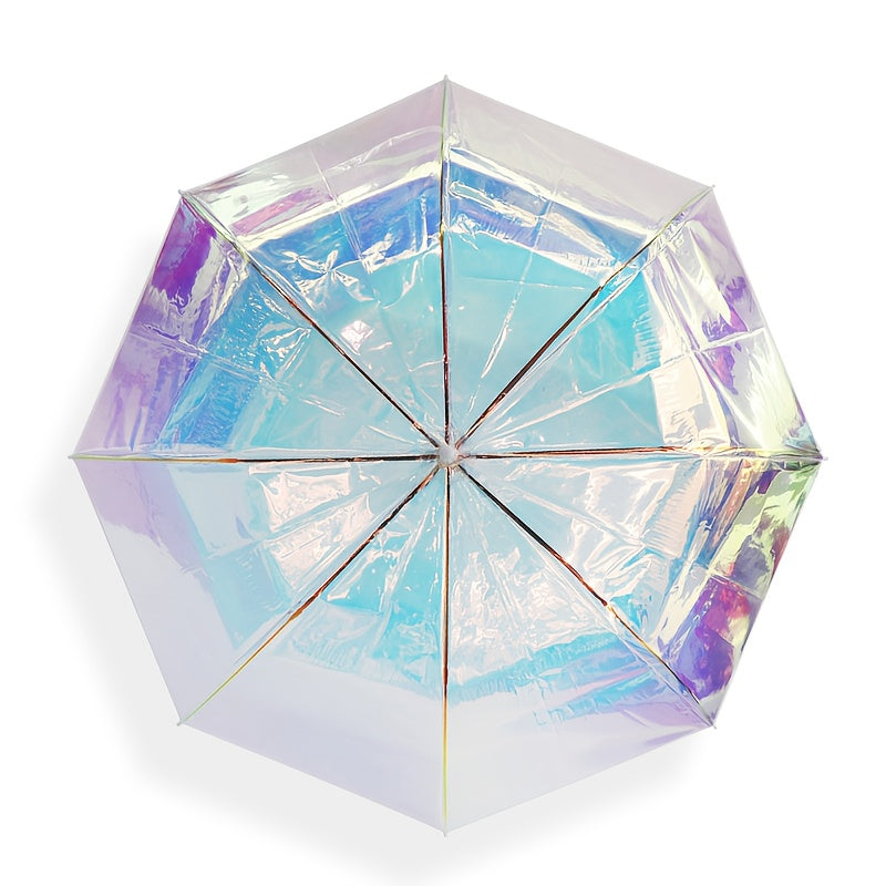 Colorful Reflective Long-Handle Umbrella