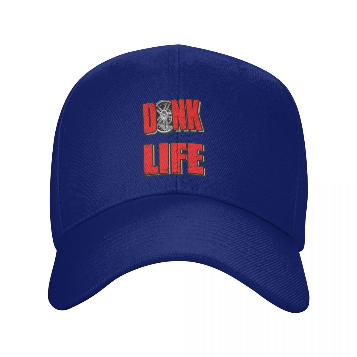 Impala & Caprice Donk Life Red Baseball Cap, a Streetwear Brand Offering Stylish Hats for Both Men And Women, Perfect for Hip Hop And Rave Events.