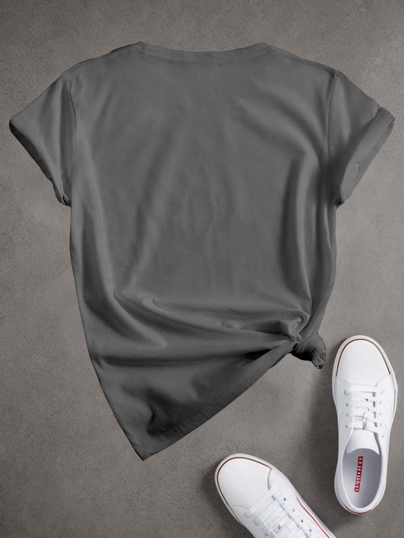 Women'S "Techno Lover" Graphic T-Shirt - Green Casual Crew Neck Tee with Headphones Design, Short Sleeve for Spring & Summer, Casual Attire|Playful Print|Comfortable Fit, Techno Tshirt