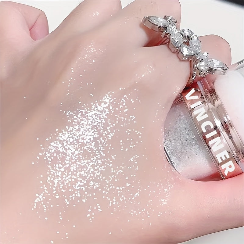 Sparkling Fairy Dust Body Glitter Powder - Shimmering Round Sequin Design for Brides, Weddings, and Parties - Highlighter & Body Glow Powder for Radiant Skin, Party Body Glow | Sparkling Fairy Dust | Iridescent Finis