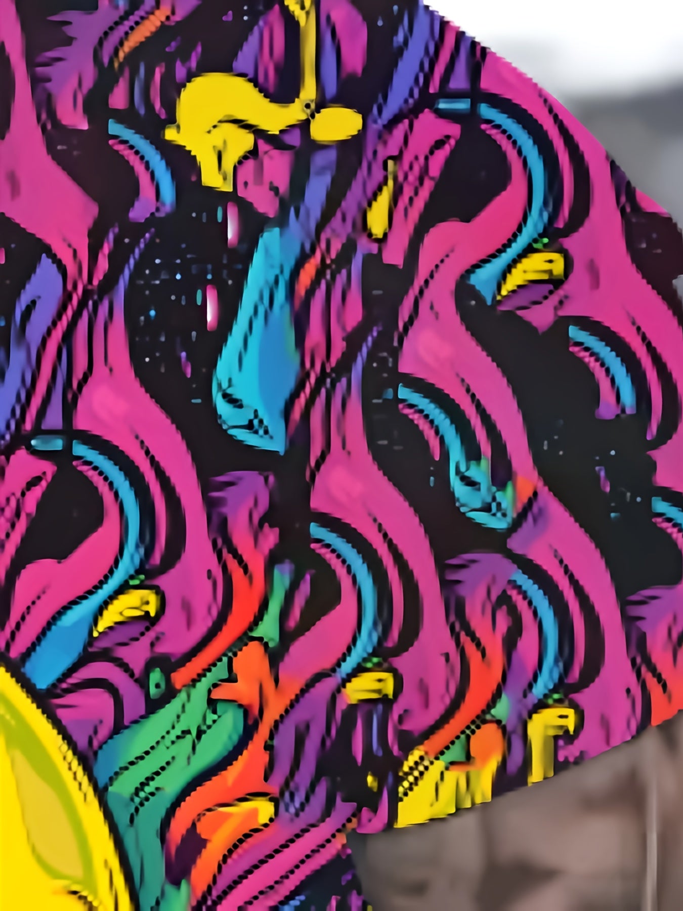 Men'S Vibrant Psychedelic T-Shirt - Colorful Abstract Print, Casual Crew Neck, Short Sleeve, Summer Fashion Tee, Summer Fashion Tee | Vibrant Print Tee | Digital Print Tee