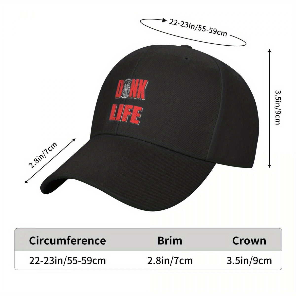 Impala & Caprice Donk Life Red Baseball Cap, a Streetwear Brand Offering Stylish Hats for Both Men And Women, Perfect for Hip Hop And Rave Events.