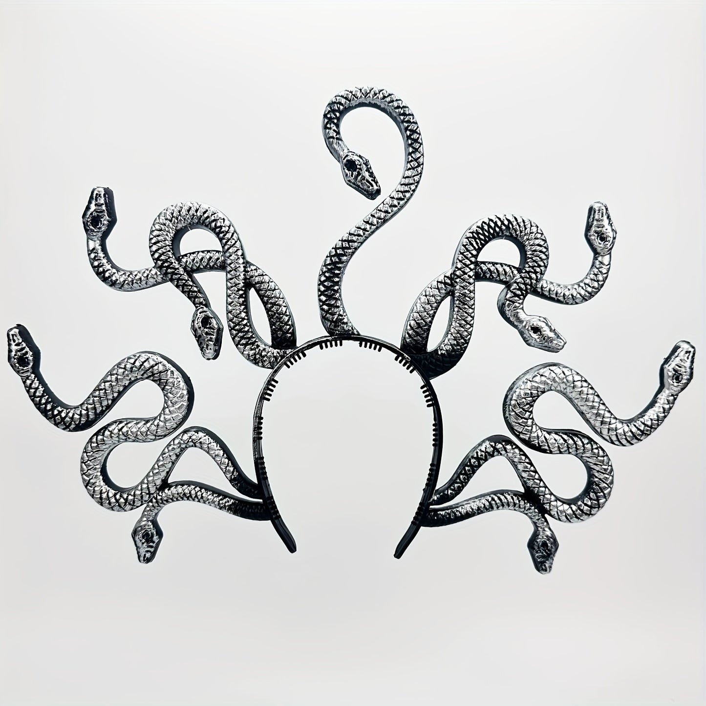 Medusa Large Headband - Handmade with Imperfections, Sexy Party Accessory for Costume Parties, Halloween, Carnival/Masquerade Balls, and Women's Dress-Up Events, Halloween Headpiece, Unique Charm, Mysterious Style, Artistic H