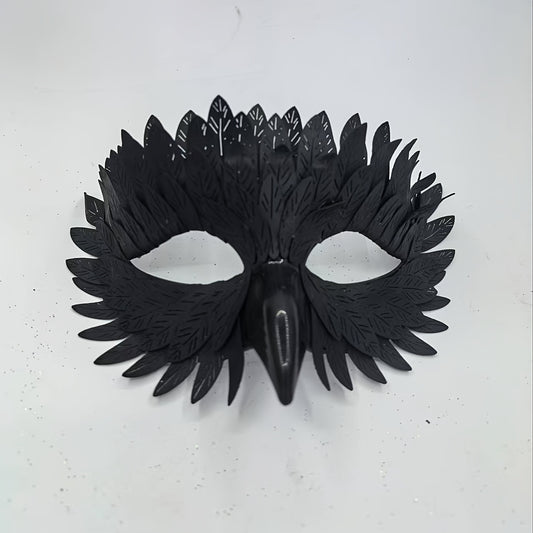 Classic Bird Beak Mask - Durable Plastic Intricate Feather Design for Halloween, Day of the Dead, Christmas & Themed Parties - Home Decor & Costume Accessory, Halloween Decorations