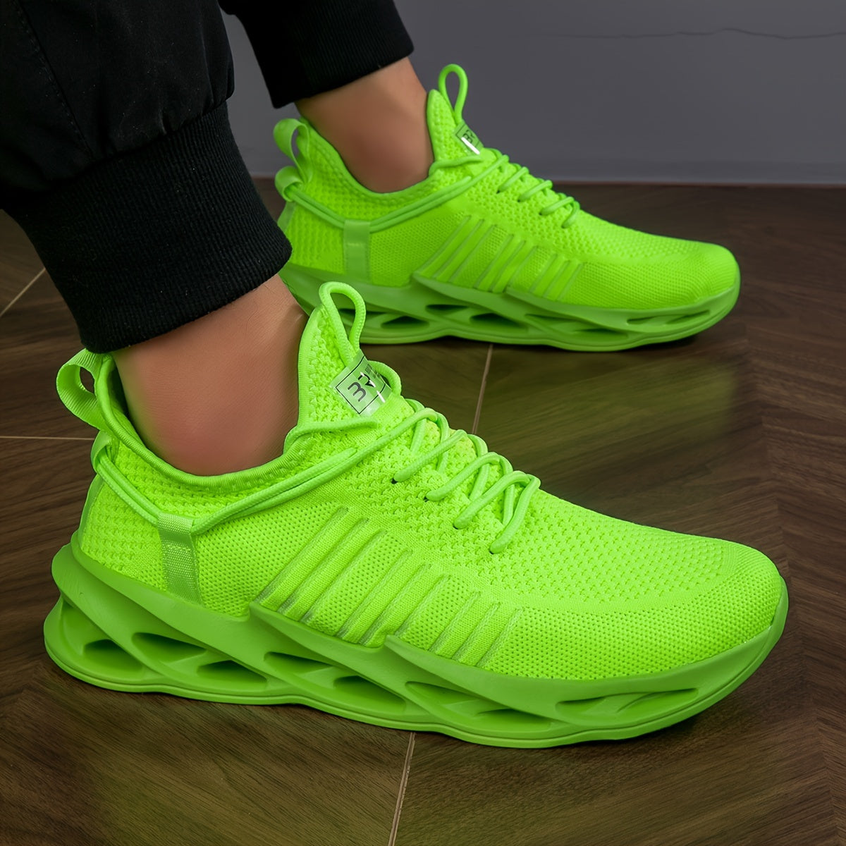 Men'S Breathable Blade Sneakers - Shock Absorbing, Lightweight Non-Slip Running Shoes for Jogging, Tennis, Gym, And Walking - Athletic Sneakers for Youth And Teens