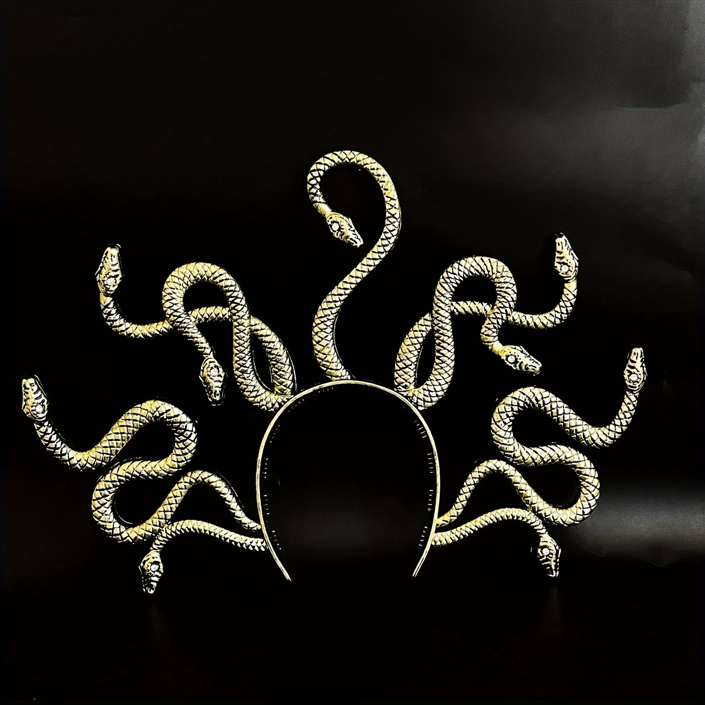 Medusa Large Headband - Handmade with Imperfections, Sexy Party Accessory for Costume Parties, Halloween, Carnival/Masquerade Balls, and Women's Dress-Up Events, Halloween Headpiece, Unique Charm, Mysterious Style, Artistic H