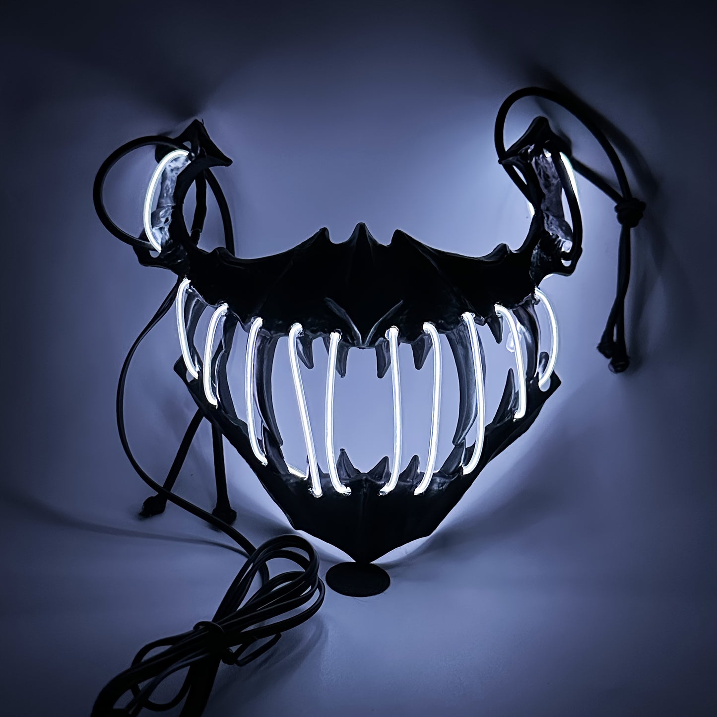 LED Glowing Skull Mask - Essential for Halloween Horror Parties, EDM Festivals, and Night Events. Unisex Design Perfect for Halloween/Carnival/Music Festival, Scary Halloween Costume, Halloween Costumes for Women, Women Hallo