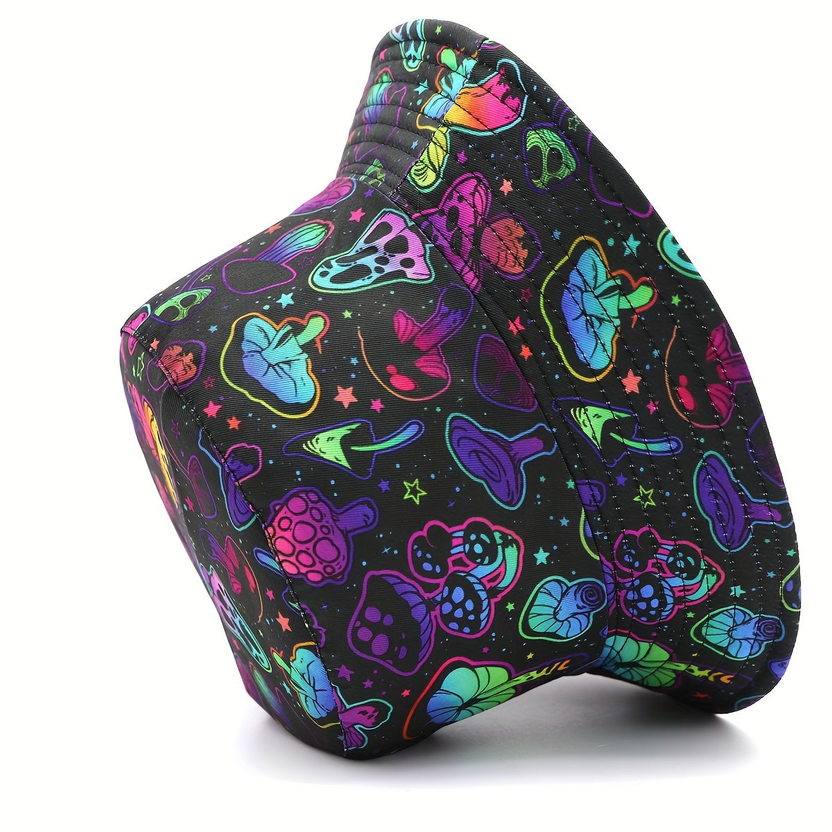 1pc Vibrant Mushroom Pattern Reversible Bucket Hat