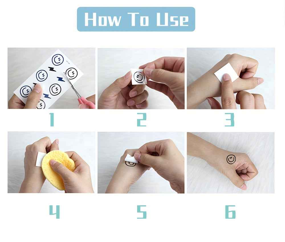 12 Sheets Luminous Glow in the Dark Temporary Tattoos - Waterproof Fake Tattoo Stickers with Butterfly & Floral Designs, Neon Blue Glow for Nightclub, Festival, Party Decoration, Festival Body Art | Mystical Design Elements |