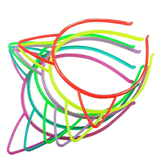 6pcs Glowing Headband Hairband Head Hoop Party Hair Accessories For Women