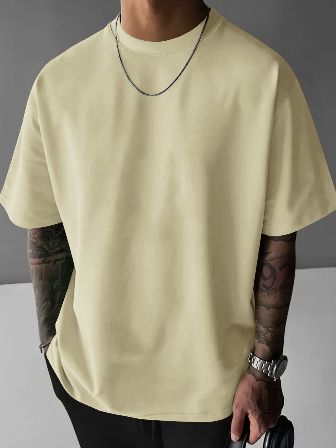 Men'S Casual Loose Fit Crew Neck T-Shirt with "RAVE" Graphic Print - Vibrant Neon Letter Design, Short Sleeve, Summer Essentials, Perfect Gift for Music Lovers, Everyday Tshirt | Vibrant Graphic Tee | Comfortable Fit, PLUS SI