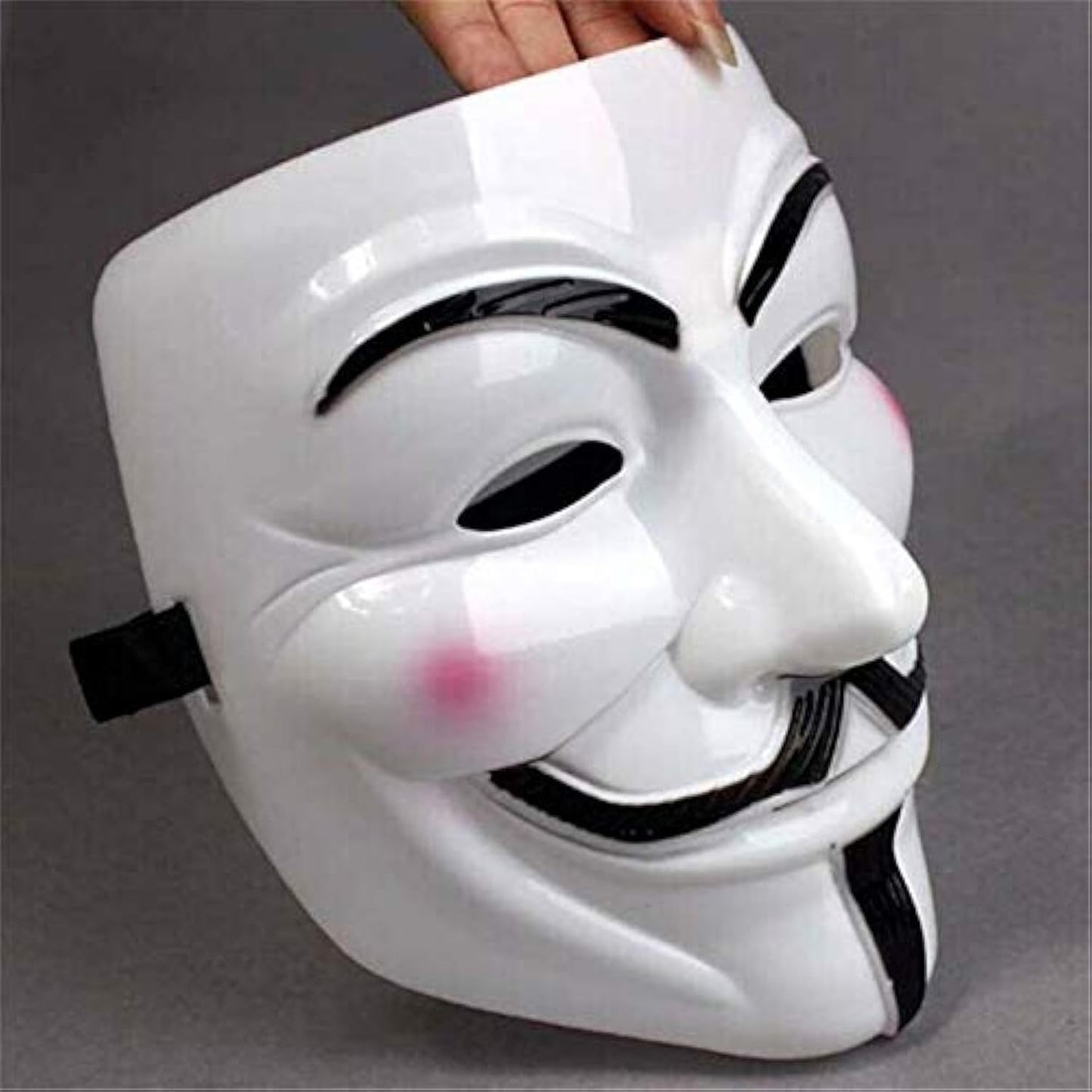 [V for Vendetta Mask] Diximus V for Vendetta Mask | Anonymous Guy Fawkes Halloween Mask Hacker, Perfect for Thanksgiving