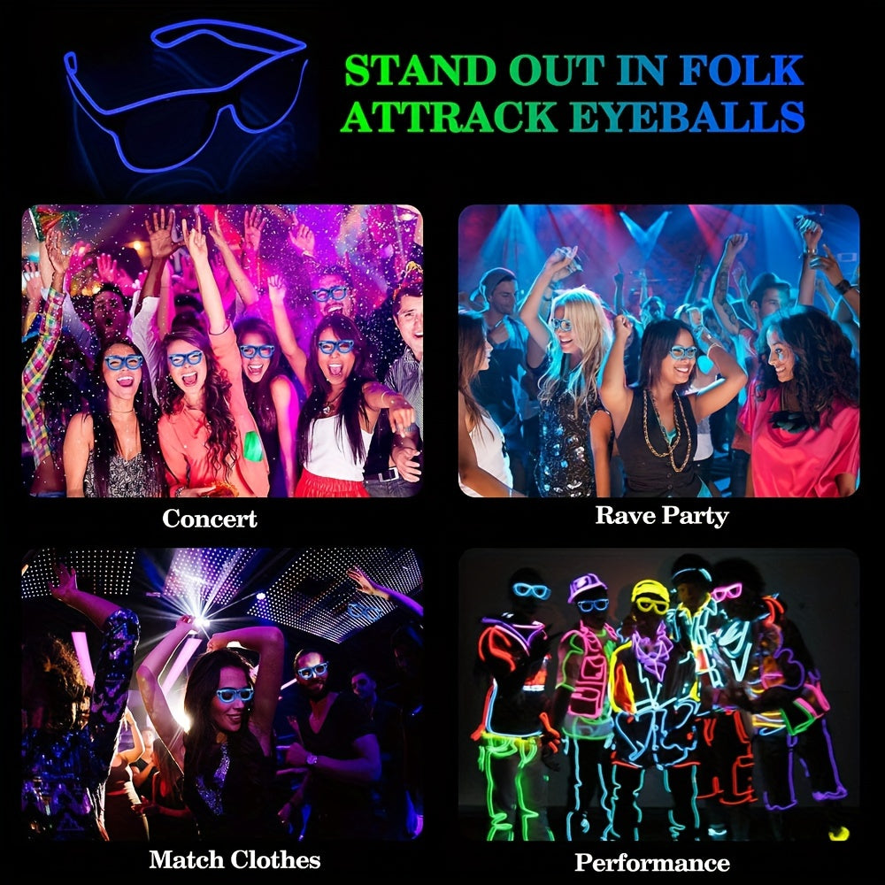 Luminous glasses LED Luminous Lights  Party Glasses