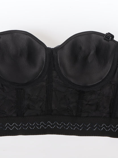 Organic Glass Nail Drill Bra Outerwear Stage Performance Dress Sequined
