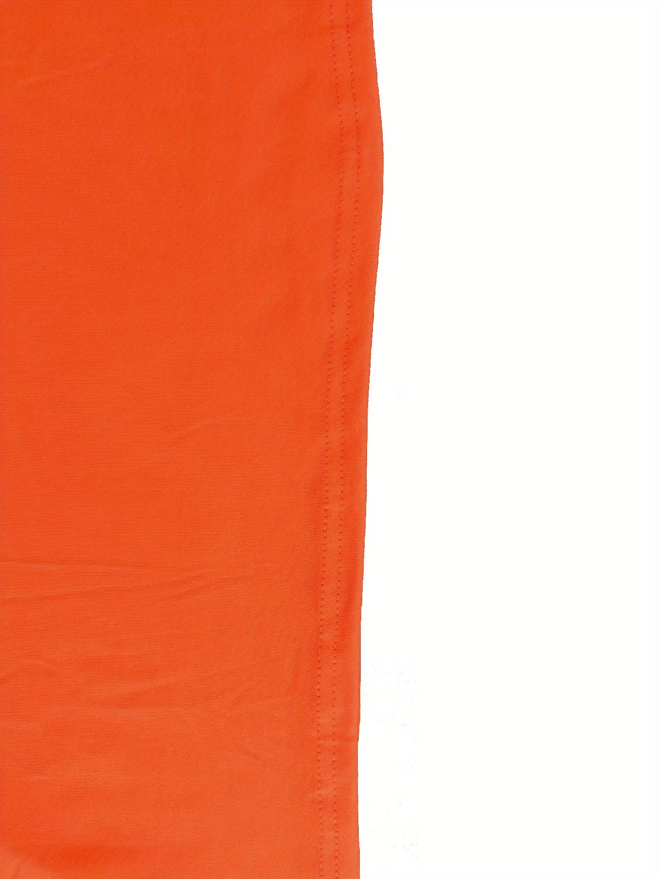 Plus Size, Women's Plus Size T-Shirt - Bright Orange with Neon BLUE-PINK RAVE Graphic - Stretchy Fabric Casual Party Outfit for Concerts, Clubwear - Everyday & Special Occasion Tops - Machine Washable All-Season Women's Cloth