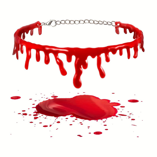 [Vampire Cosplay Set] 2/15pcs/set Halloween Vampire Cosplay Costume Accessories Set | Blood-Dripping Collar, Gloves, Long Stockings - Festival Role-Playing Outfit Decorations, Bat Costume Gift, Party Supplies for Events, Part