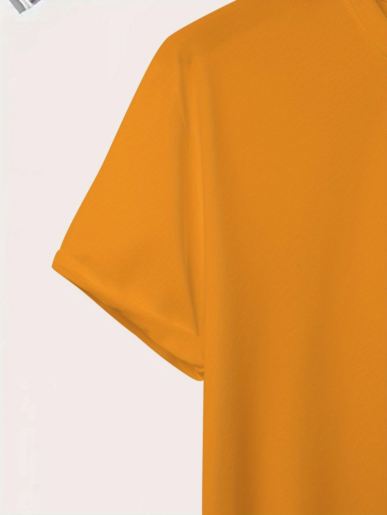 R V Men's Short Sleeve T-Shirt - Vibrant Yellow with Bold RAVE Graphic Print, Breathable Round Neck Casual Top for Summer Beach Resorts & Outdoor Activities