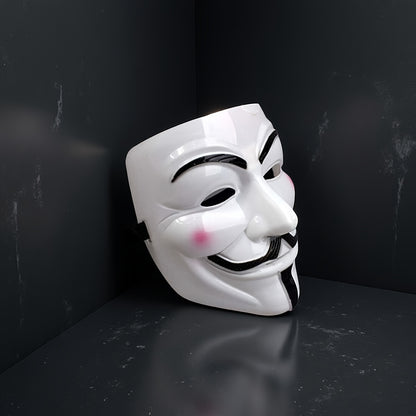 [V for Vendetta Mask] Diximus V for Vendetta Mask | Anonymous Guy Fawkes Halloween Mask Hacker, Perfect for Thanksgiving