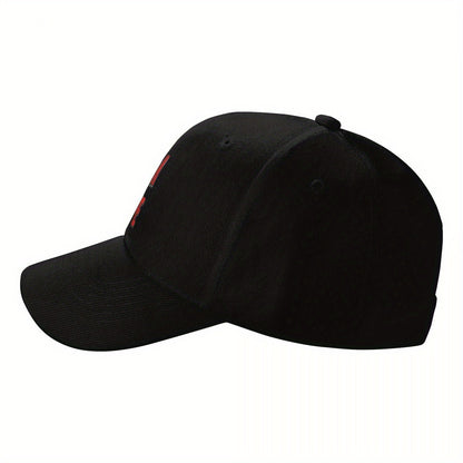 Impala & Caprice Donk Life Red Baseball Cap, a Streetwear Brand Offering Stylish Hats for Both Men And Women, Perfect for Hip Hop And Rave Events.