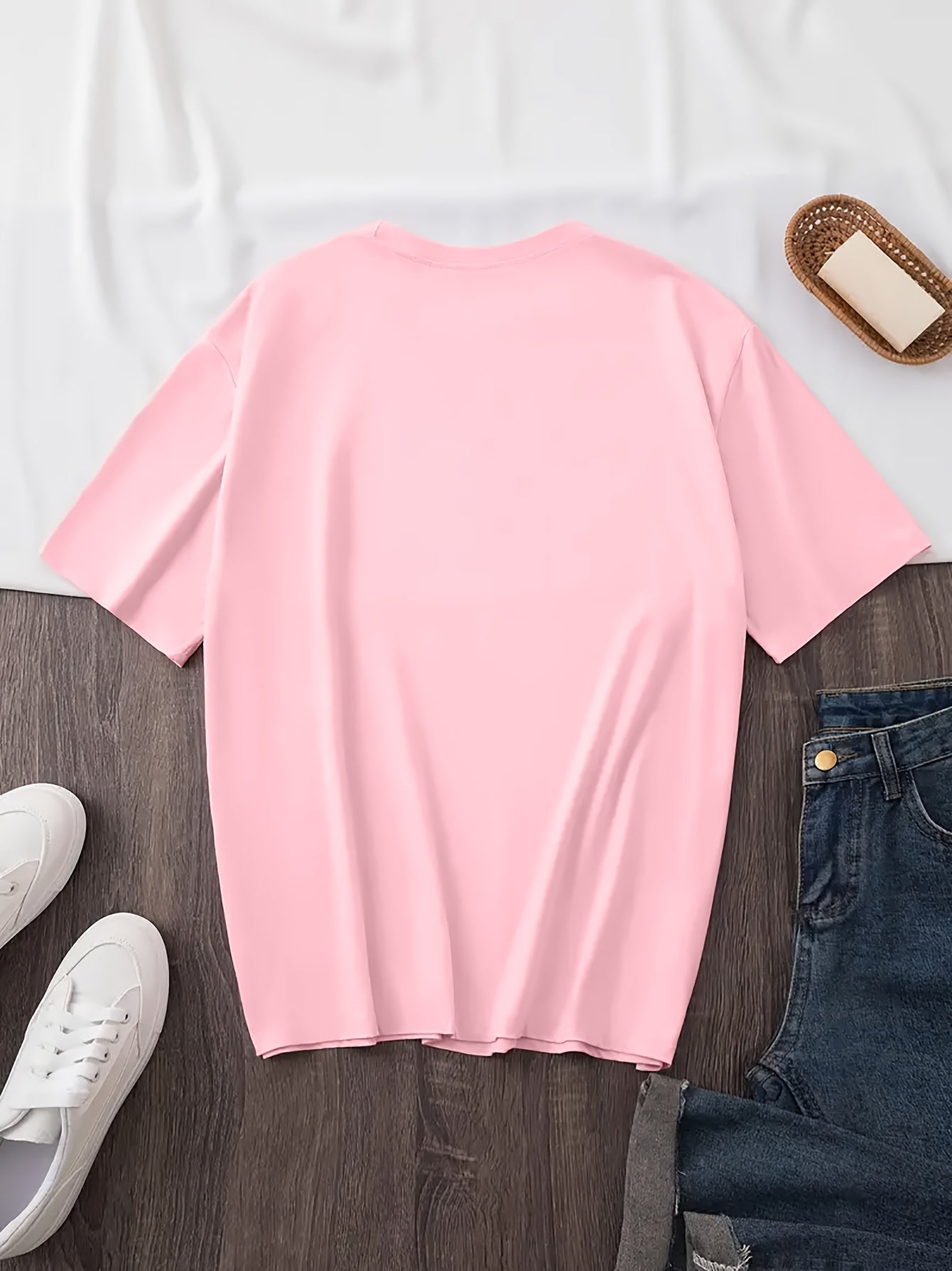 1pc Women's Crewneck T-Shirt - Black with White RAVE Typography Print, Techno Music Inspired Design, Casual Short Sleeve Tee for EDM Festivals & Summer Outings, Machine Washable, Exclusive Deal of the Day Gift Idea, T-shirt S