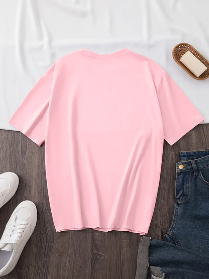 1pc Women's Crewneck T-Shirt - Black with White RAVE Typography Print, Techno Music Inspired Design, Casual Short Sleeve Tee for EDM Festivals & Summer Outings, Machine Washable, Exclusive Deal of the Day Gift Idea, T-shirt S