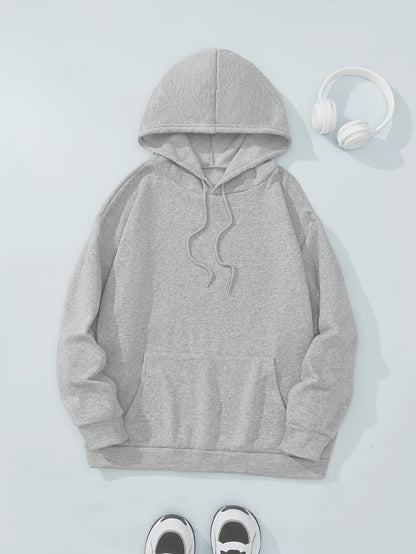 Plus Size, Women's Plus Size "EAT SLEEP RAVE REPEAT" Graphic Hoodie - Music Festival Print with Colorful Lights & DJ Design, Cozy Drawstring Hooded Sweatshirt for Winter & Autumn, Machine Washable Casual Pullover