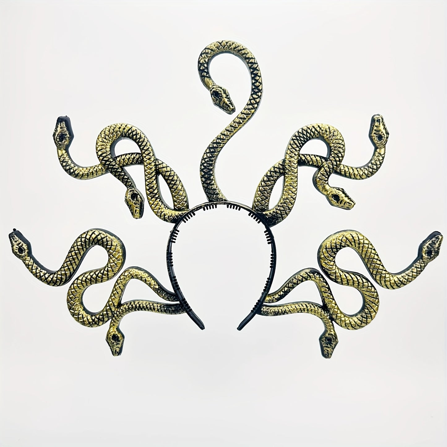 Medusa Large Headband - Handmade with Imperfections, Sexy Party Accessory for Costume Parties, Halloween, Carnival/Masquerade Balls, and Women's Dress-Up Events, Halloween Headpiece, Unique Charm, Mysterious Style, Artistic H