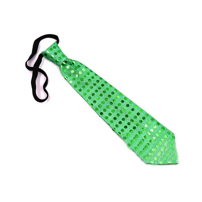 A Men'S LED Flashing Novelty Tie Powered by 3 Button Batteries, Perfect for Bar, Bungee, Dance Parties, And Festive Decorations, Party Supplies.