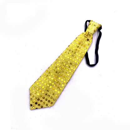 A Men'S LED Flashing Novelty Tie Powered by 3 Button Batteries, Perfect for Bar, Bungee, Dance Parties, And Festive Decorations, Party Supplies.