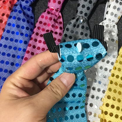 A Men'S LED Flashing Novelty Tie Powered by 3 Button Batteries, Perfect for Bar, Bungee, Dance Parties, And Festive Decorations, Party Supplies.