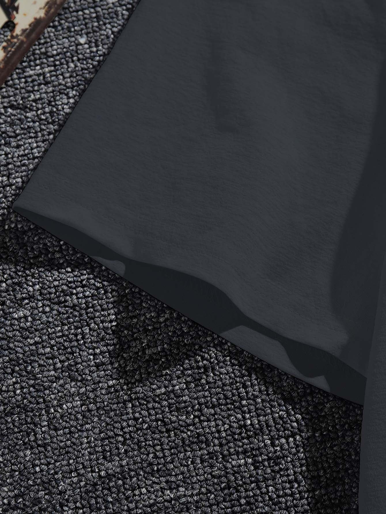 Eat Sleep Rave Repeat Letter Print Men's Summer Short Sleeve Crew Neck Tees, Breathable Polyester Fabric T-shirt, Casual Comfortable Versatile Top For Everyday Wear