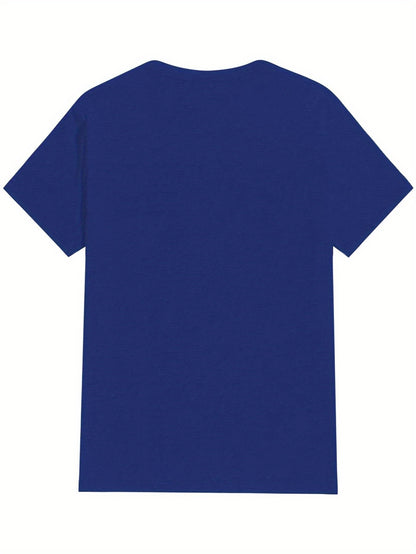 Eat Sleep Rave Repeat Letter Print Men's Summer Short Sleeve Crew Neck Tees, Breathable Polyester Fabric T-shirt, Casual Comfortable Versatile Top For Everyday Wear